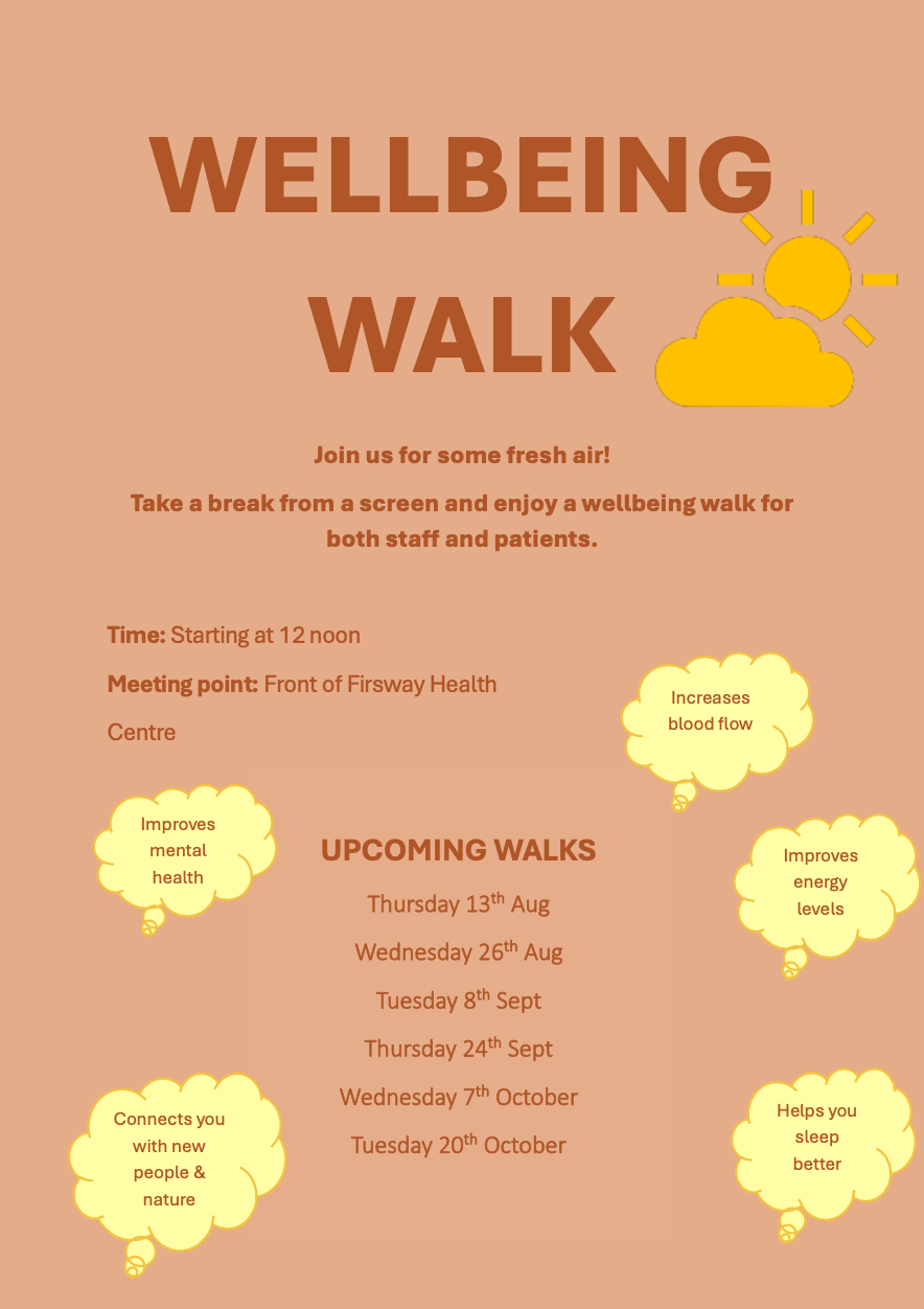 wellbeing walk poster